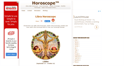 Desktop Screenshot of libra.horoscopetm.com