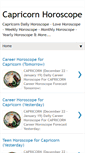 Mobile Screenshot of capricorn.horoscopetm.com