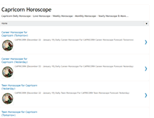 Tablet Screenshot of capricorn.horoscopetm.com